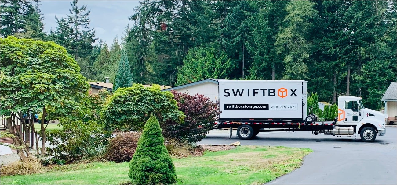 Swiftbox Storage Moving Truck in Puget Sound Washington